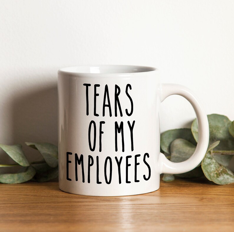 Regalo para jefe / jefe regalos jefe tazas / lágrimas de mis | Etsy