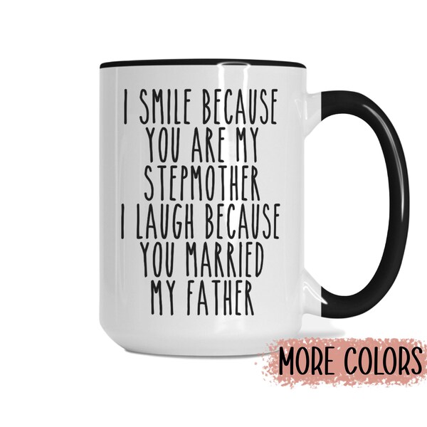 Step Mother Gift Mug, Funny Gift for Your Step Mom, Mother's day Gifts, Birthday Coffee Mug Step-mom Gift, Christmas Gift for Her