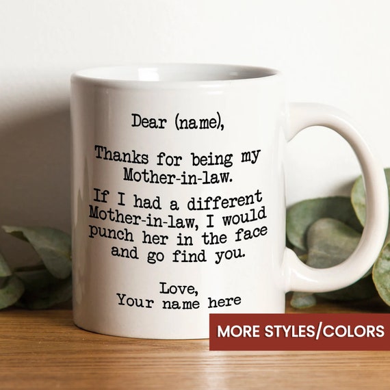 Birthday Gift for Mother in Law, Gifts for Mother in Law, Funny Mother in Law  Gift, MIL Coffee Mug, Best Fucking Mother in Law - Etsy