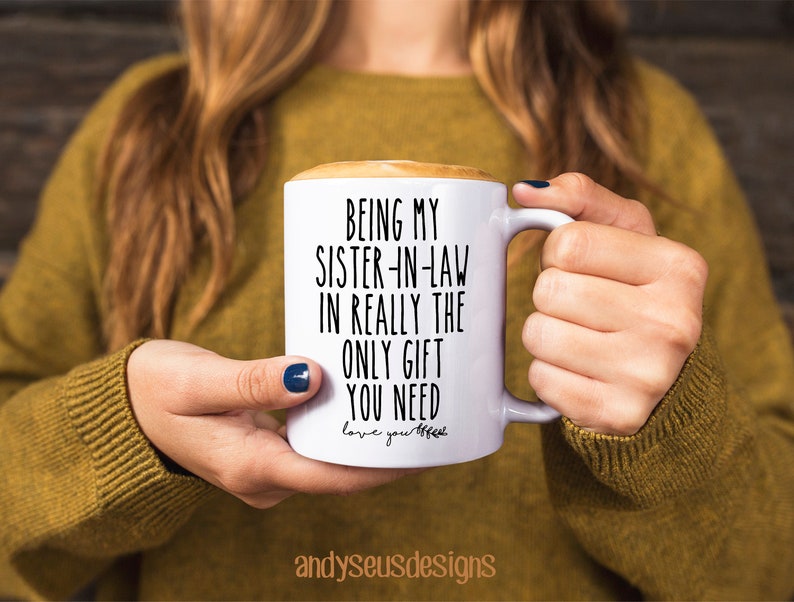Funny Sister in Law Gift Sisterinlaw Mug Gifts for Sister in Etsy