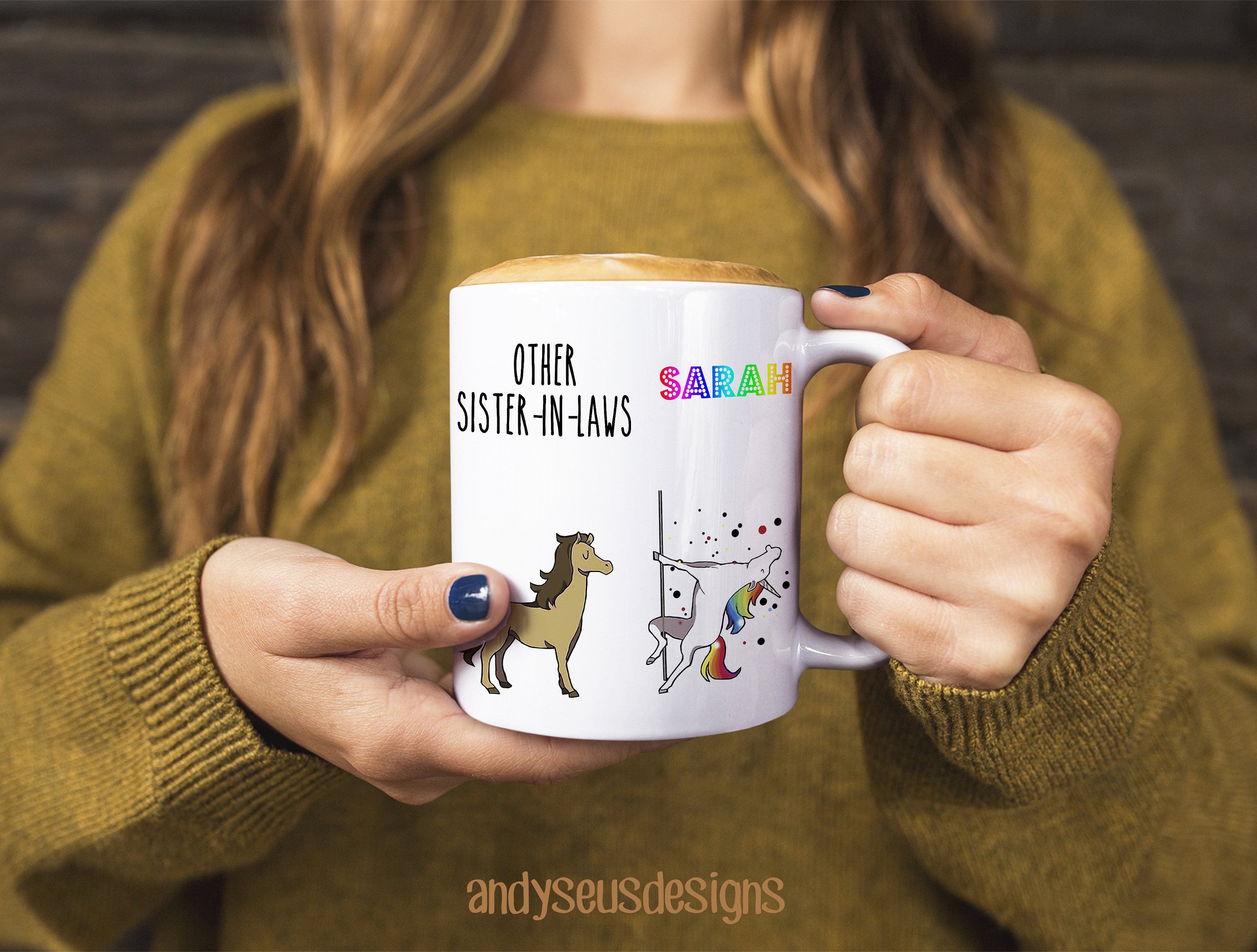 Unicorn Funny Sister in Law Gift, Sister-in-Law Mug Gifts for Sister …