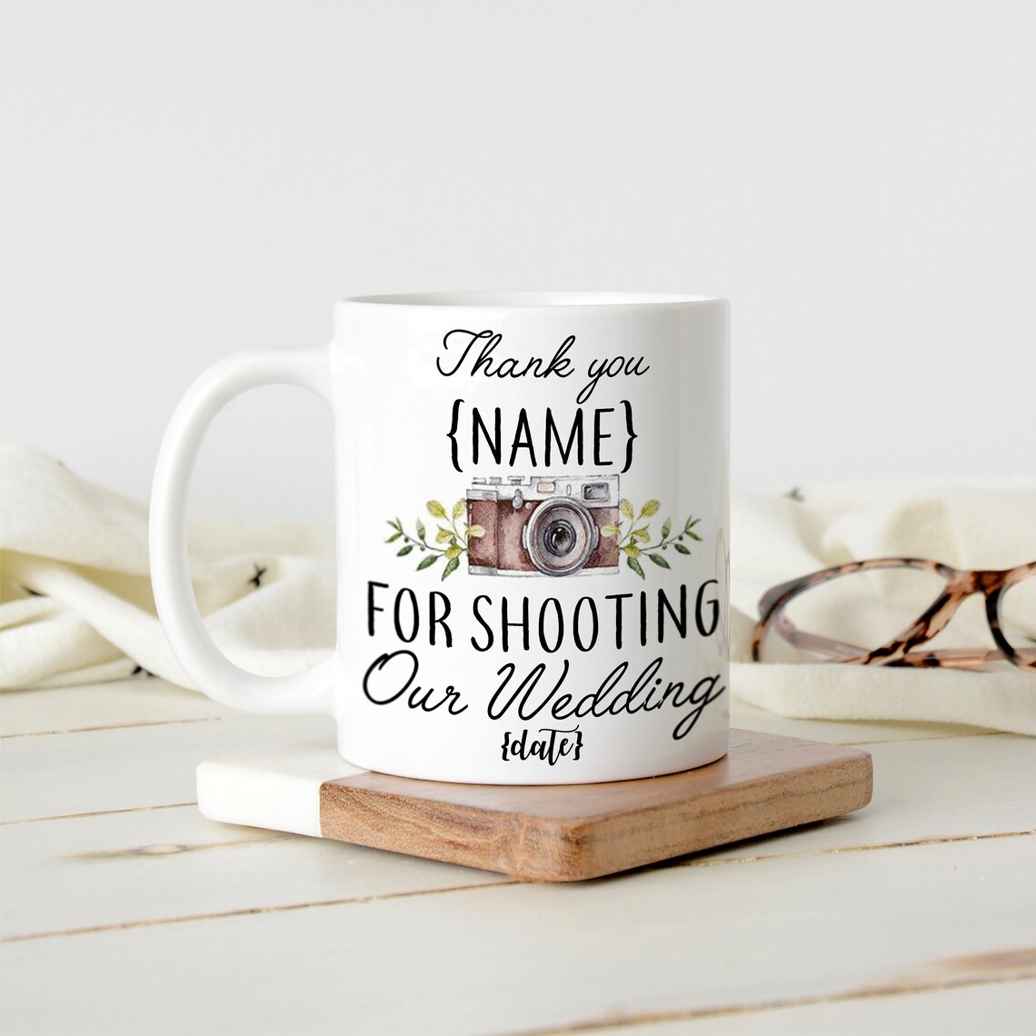 Personalized Wedding Photographer Gift Photographer Mug Etsy