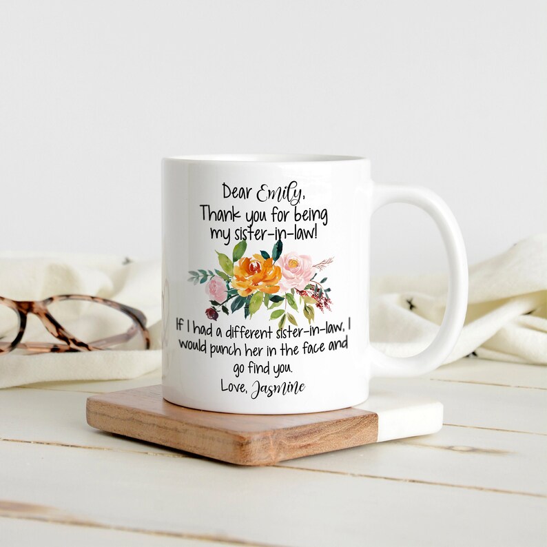 Sister in Law Gift Sisterinlaw Mug Gift for Sister in Law Etsy