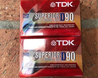 TDK CD Power Type II 110 Min Chrome Blank Audio Cassette Tape New Sealed NIP
