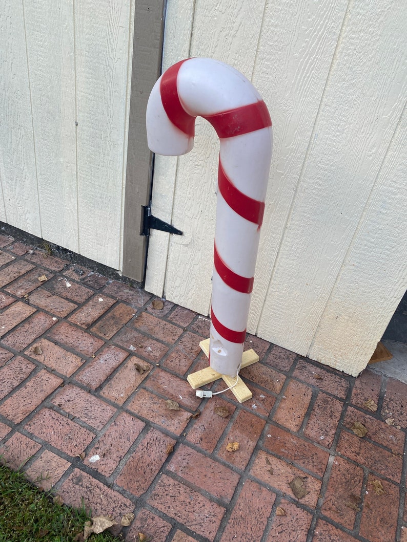 Vintage Empire Christmas 39 Lighted Blow Mold Candy Cane with Etsy