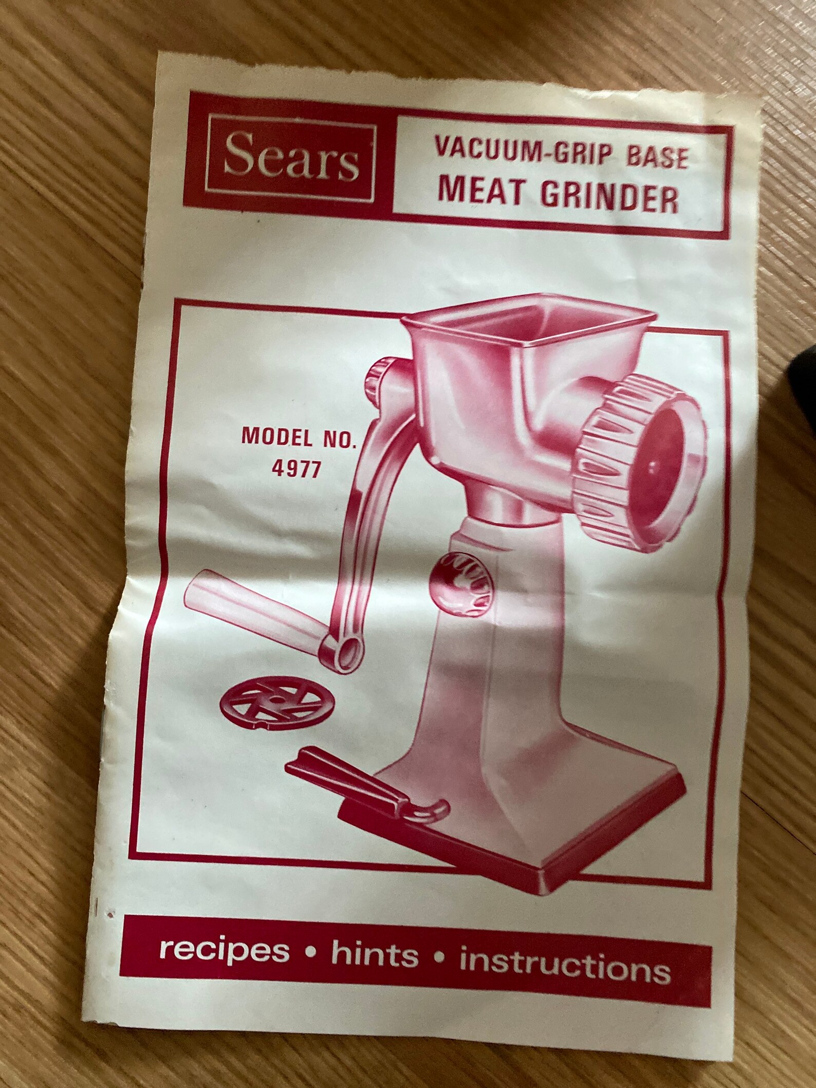 Vintage Metal Sears Food Chopper Meat Grinder Food chopper Etsy