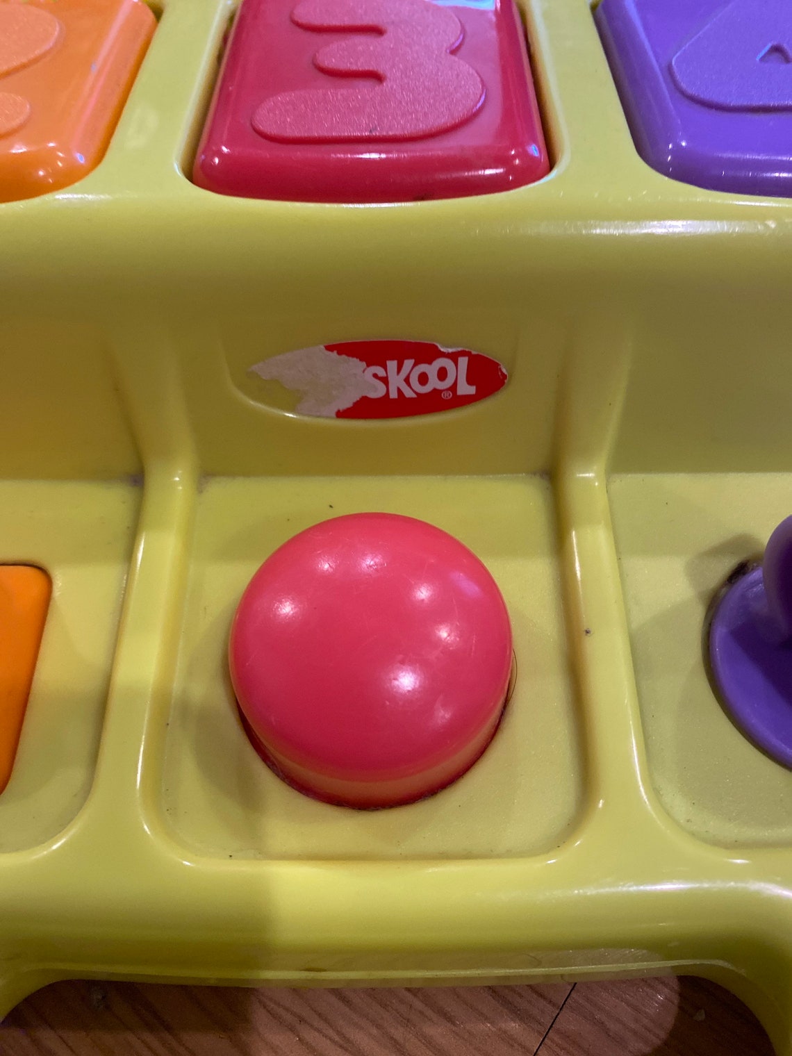 Vintage 1995 Hasbro Playskool Zoo Animal Pop Up Toy Yellow Etsy