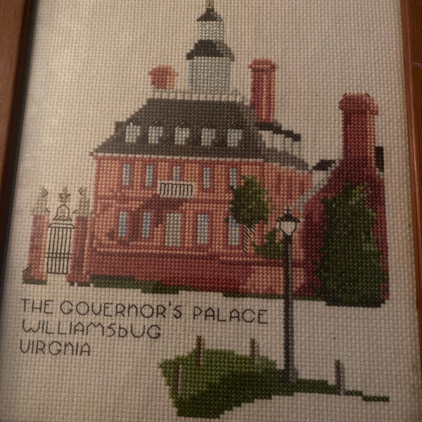 Colonial Williamsburg Cross Stitch Etsy