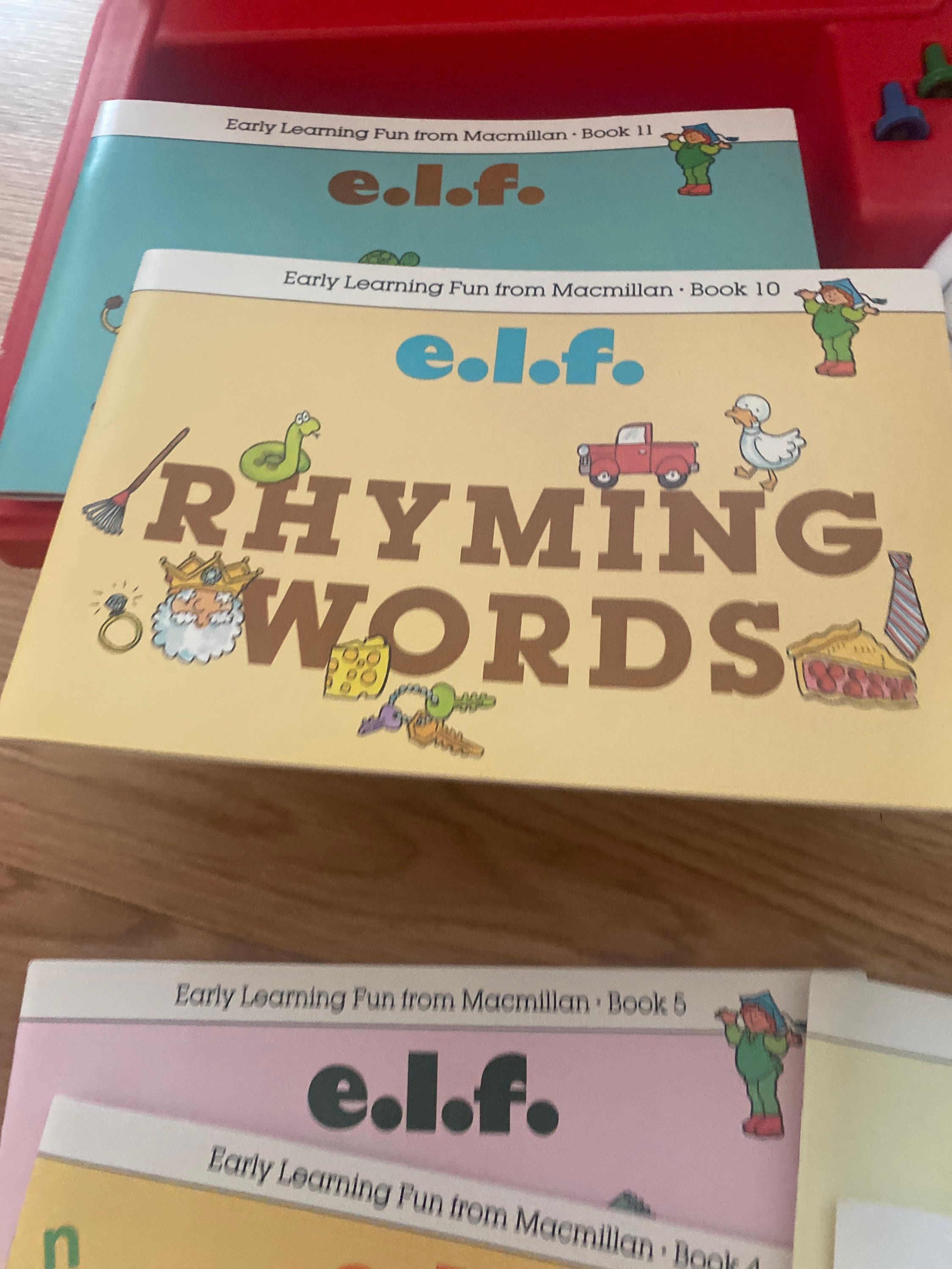 Vintage E.l.f. Early Learning Fun Full Set macmillan 1984 - Etsy