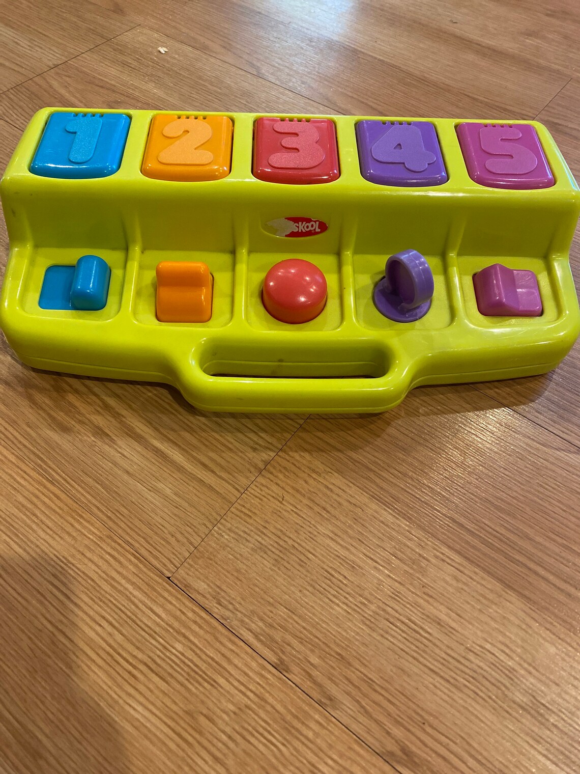 Vintage 1995 Hasbro Playskool Zoo Animal Pop Up Toy Yellow Etsy