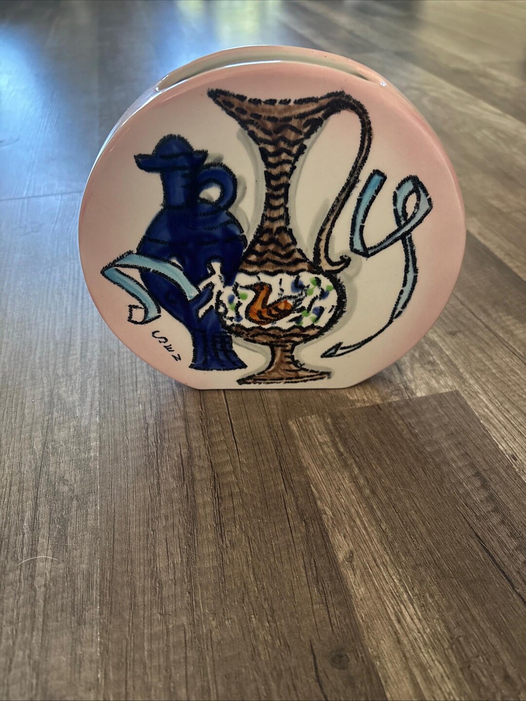 Vintage MCM Mid Century Modern Seyei Pottery Wall Pocket or Table Vase ...