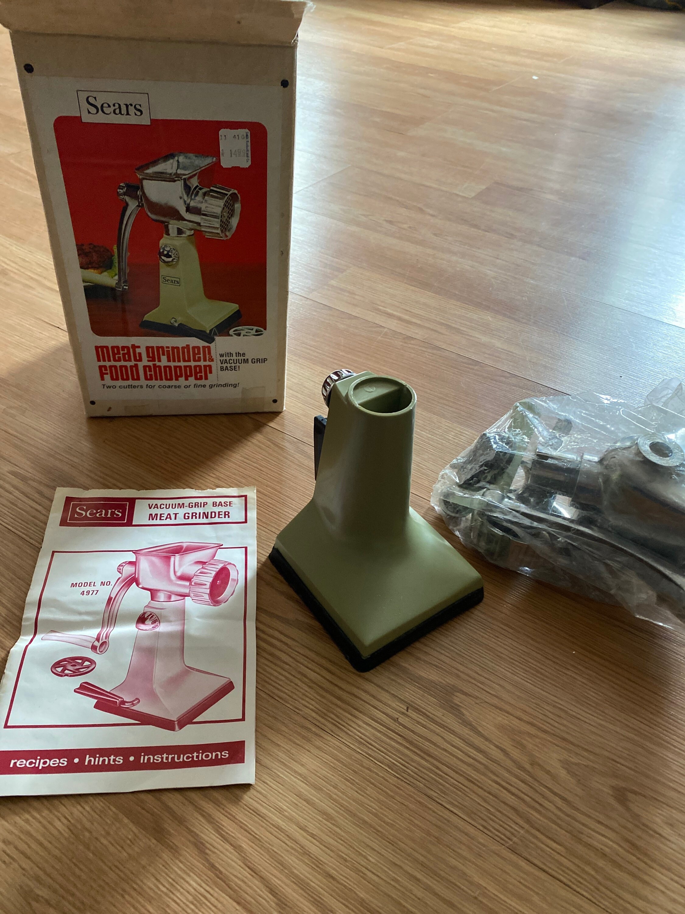 Vintage Metal Sears Food Chopper Meat Grinder Food chopper Etsy