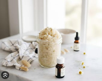 Whipped Natural Exfoliating Sugar Scrub Favors