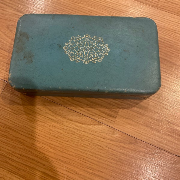 Vintage Farrington Texol Jewelry Box/Compact Travel Case