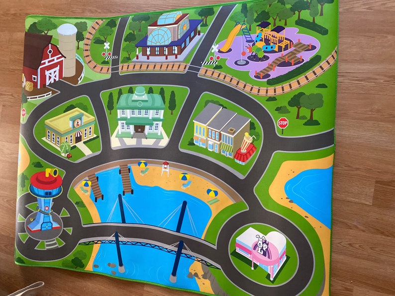Preowned Spin Master Paw Patrol Floor Play Mat Large 62 x Etsy