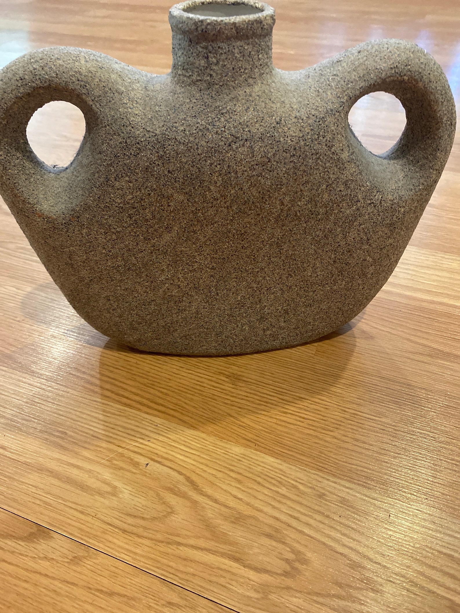 Vintage Sand Art Pottery Water Vase Native American Pueblo Etsy