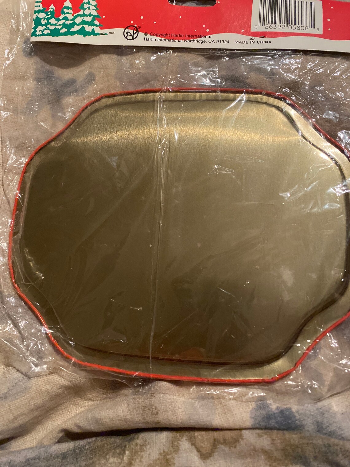 New 2 Small Individual Metal Snack Trays Christmas Design Etsy UK