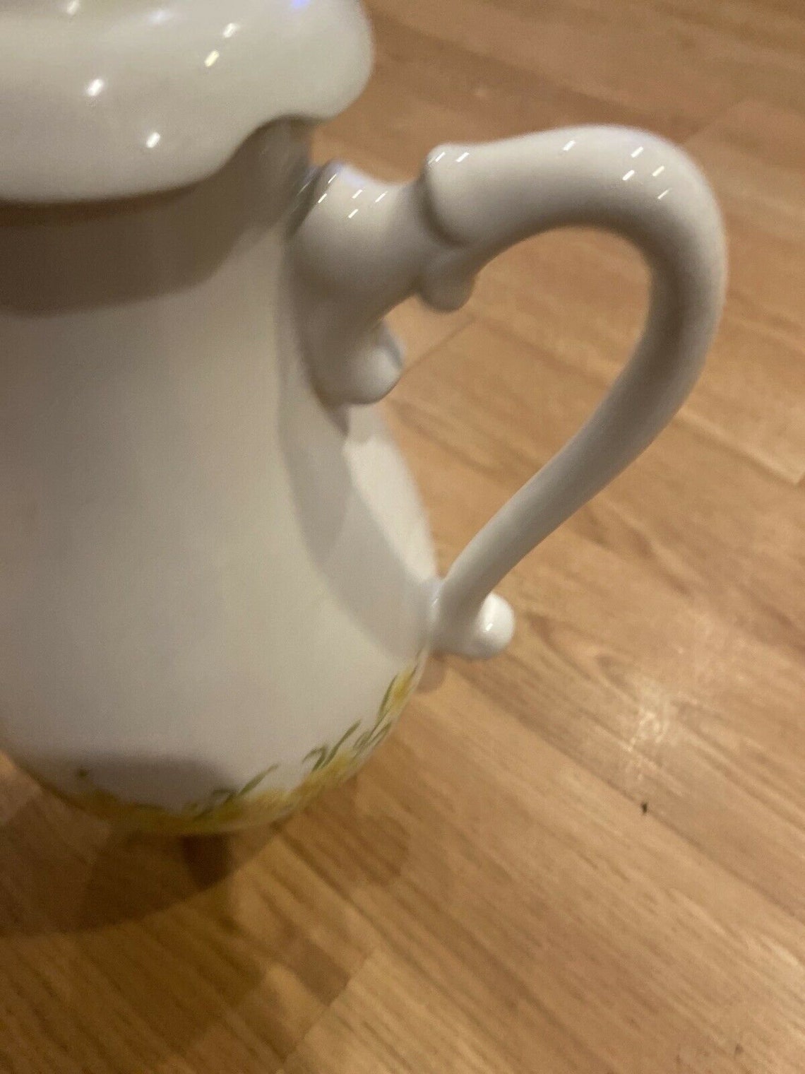 Vtg Mitani Ironstone Nikko Japan Teapot Yellow Flowers Etsy