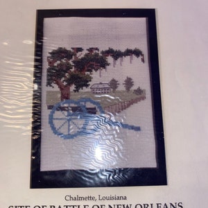 vintage delta needlecraft site of battle of new orleans pattern only