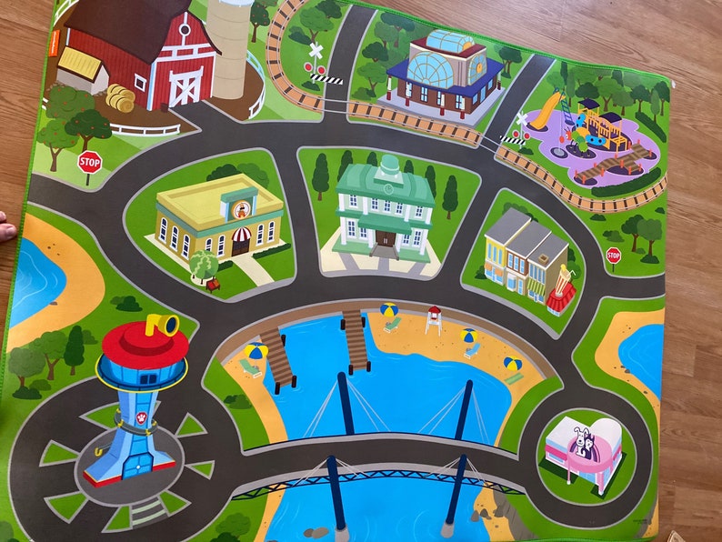 Preowned Spin Master Paw Patrol Floor Play Mat Large 62 x Etsy