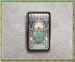 Art Nouveau ,Emile Hurtre 1898,Slim Cigarette Case for 100's,Cigarette Box ,Business Card Holder, Credit Card Case ,Metal Wallet 