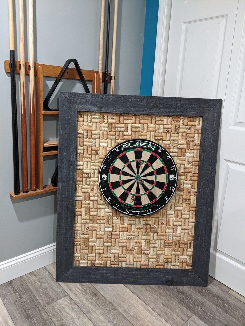 Wine Cork Dartboard Backer Custom Etsy