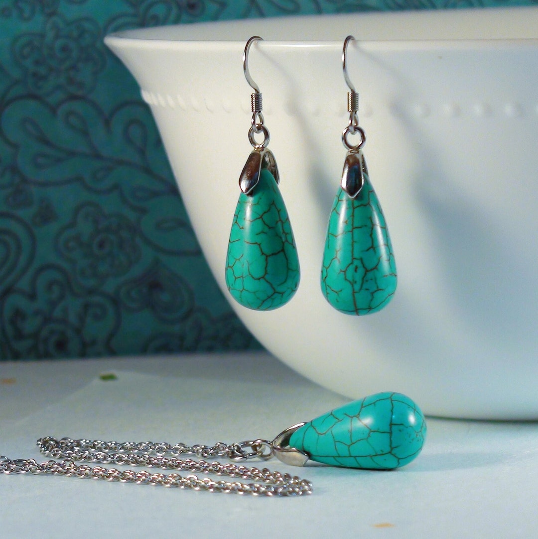 Turquoise Earring Set main image 0