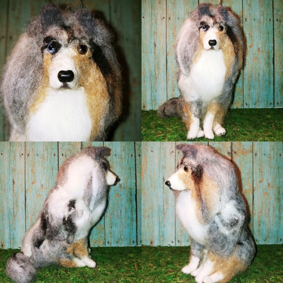 blue merle sheltie stuffed animal