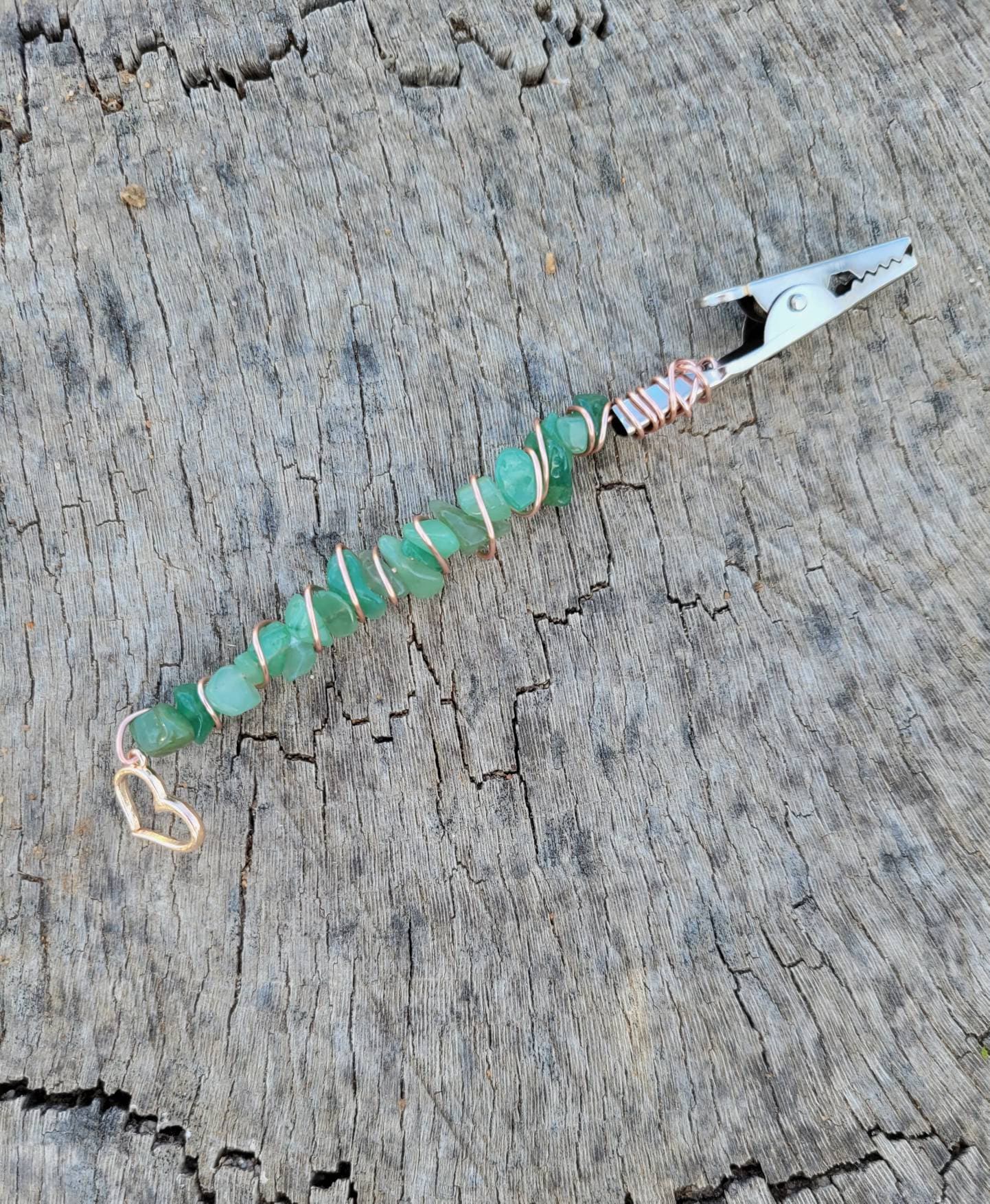 Crystal Roach Clip Handmade Green Aventurine Roach Clip 420 Etsy