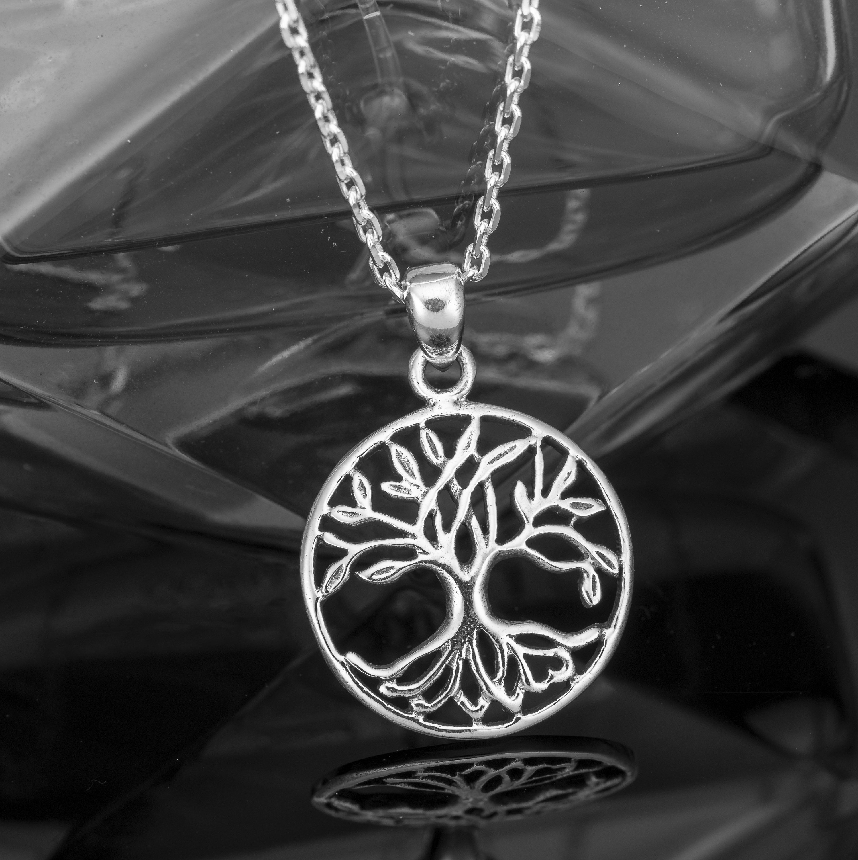 Handmade Sterling Silver 925 Tree of Life Pendant Necklace - Etsy