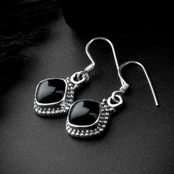 Orecchini ovali onice nero Marlù Gioielli 33or0046-n