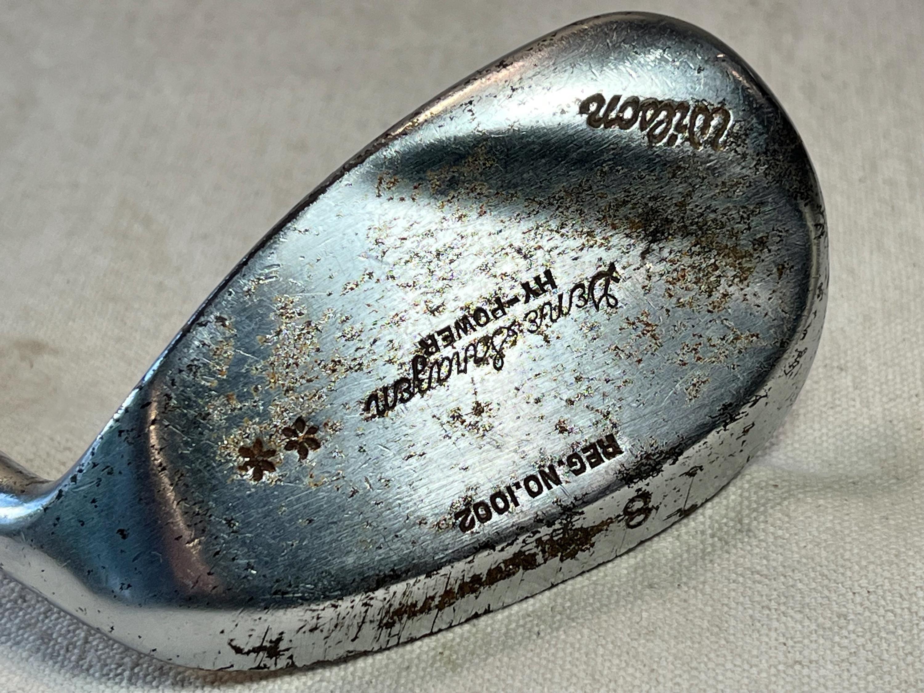Vintage 1930s Gene Sarazen Hy-power Niblick 8-iron Golf Club