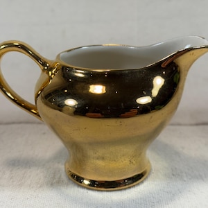 Vintage 22K Gold Porcelain Creamer China