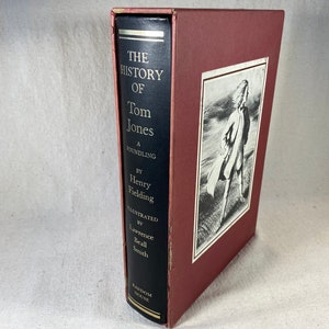 The History of Tom Jones A Foundling by Henry Fielding Illustrated Lawrence Beal Smith Hardcover w Slipcover Regency English Literature