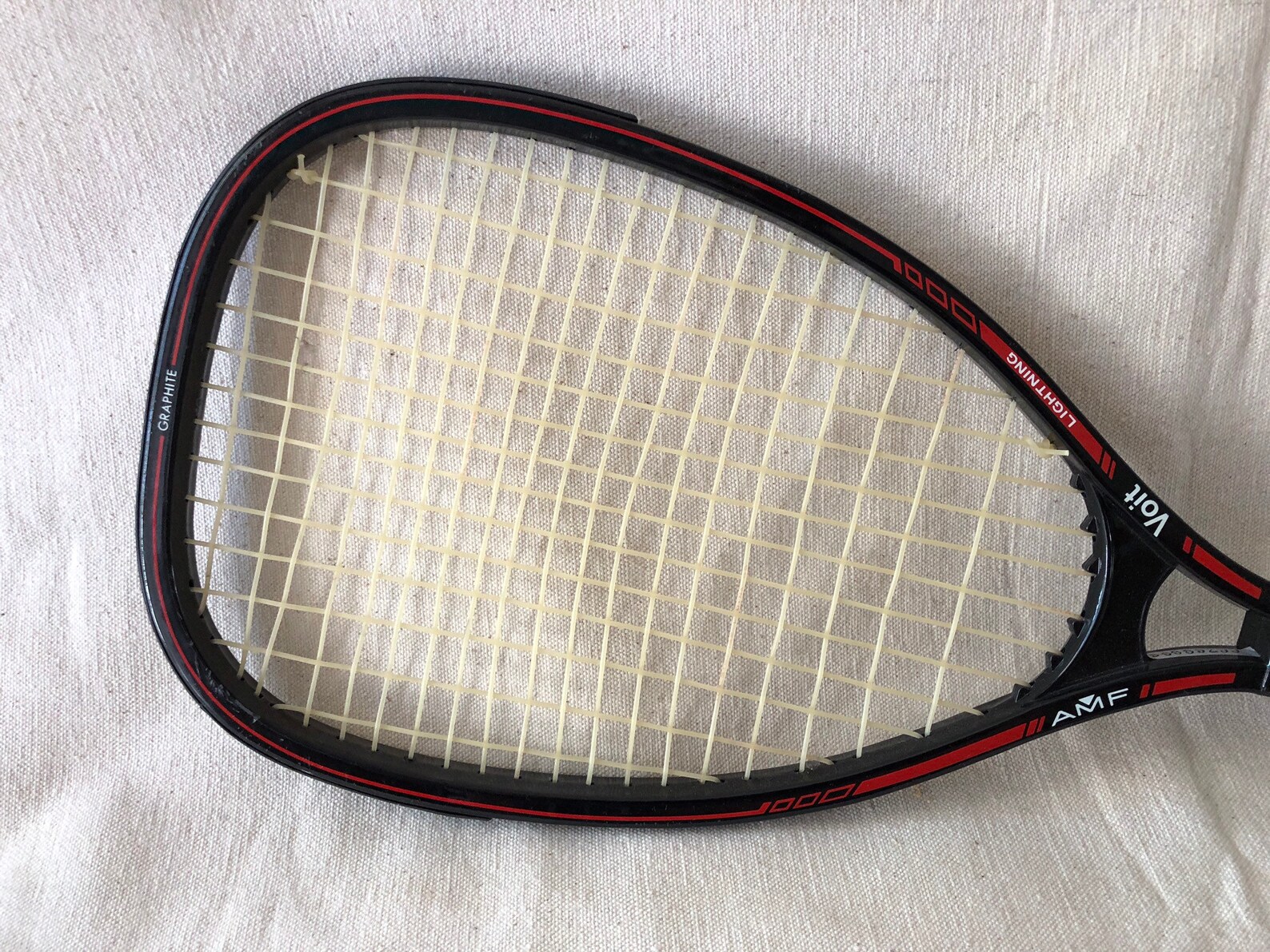 Vintage AMF Voit Lightning Racquetball Racquet W Cover - Etsy