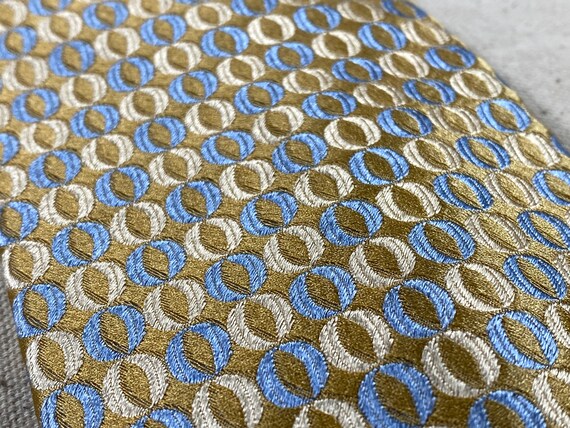 Ike Behar Oval Bubble Pattern All-Silk Textured N… - image 2