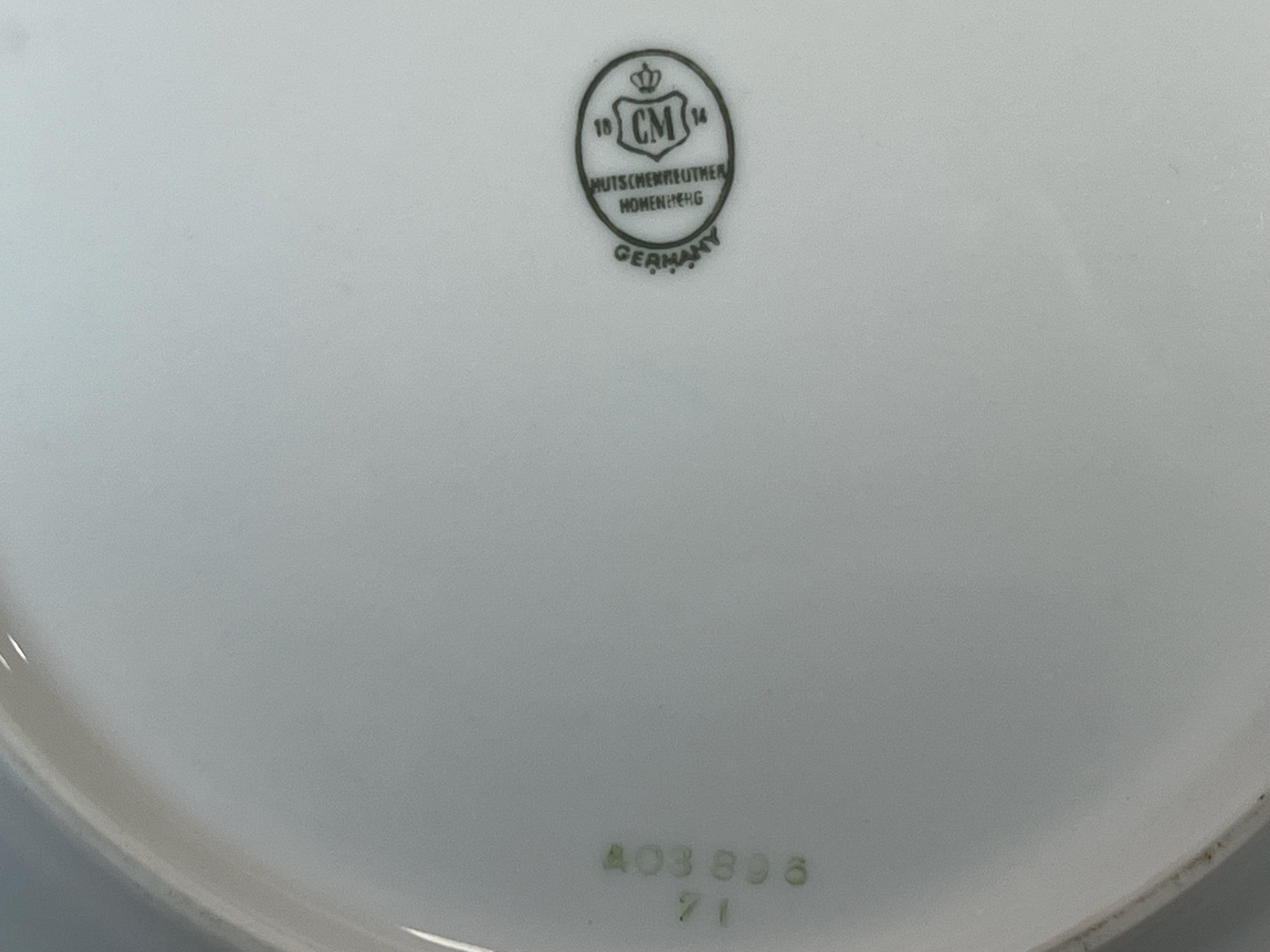 ヴィンテージ 廃盤 Hutschenreuther Selb Bavaria ゴールド & プラチナ