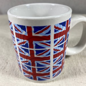 Vintage Union Jack Mini Mug Great Britain UK England Souvenir