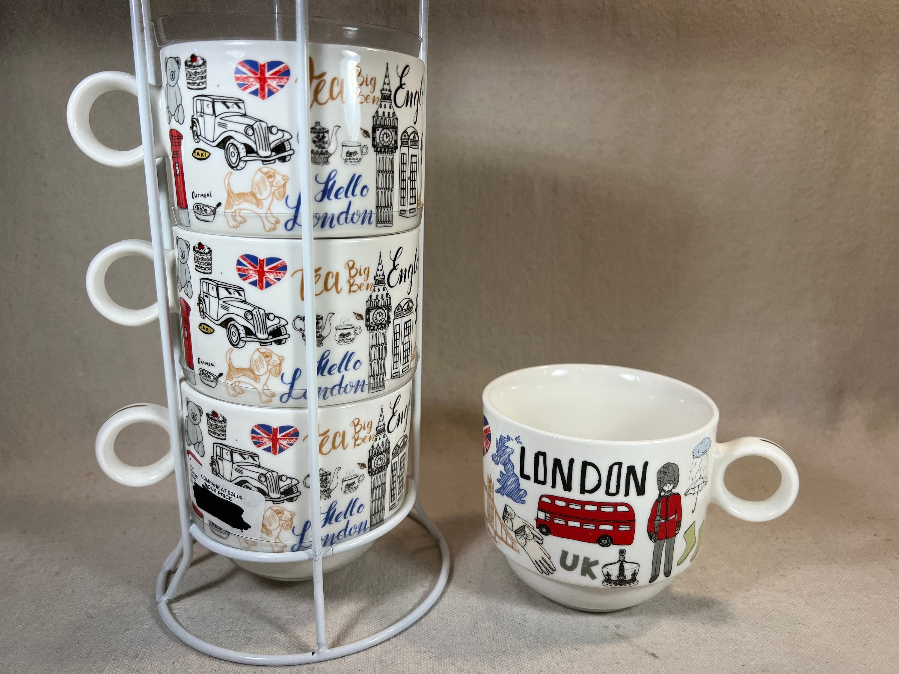 Stacking Coffee Mugs Rack