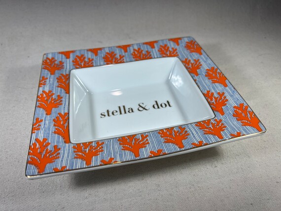 Stella & Dot Rectangular Porcelain Jewelry/Vanity… - image 2