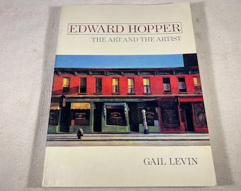 Edward Hopper: The Art & the Artist by Gail Levin | Vintage Softcover Coffee Table American Art Book | Whitney Museum Exhibit Brochure 1980