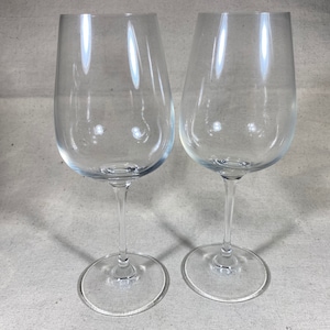 Pair of Lenox Fine Crystal White Wine Glasses