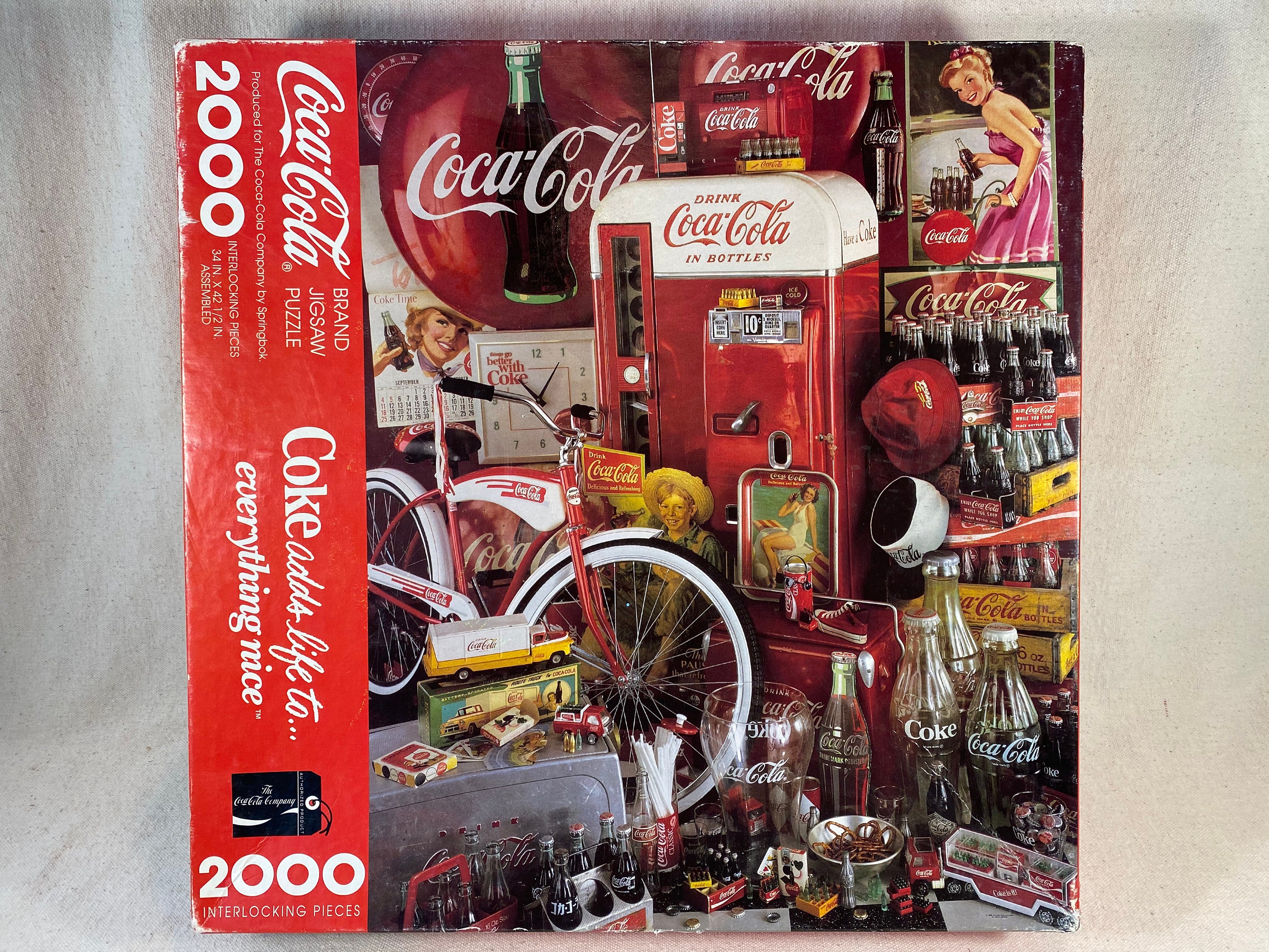 Vintage Coca-cola Jigsaw Puzzle everything - Etsy Denmark