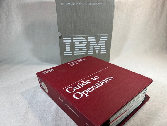 Vintage 1983 IBM Personal Computer Guide to Operations + NEC 3550