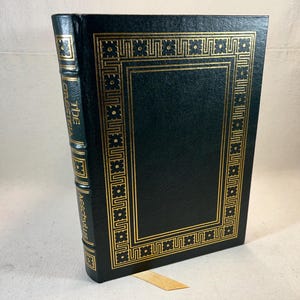 The Alhambra by Washington Irving | Easton Press Collector’s Edition 1978 | Leather Bound Gold Hardcover Book American Literature Spain