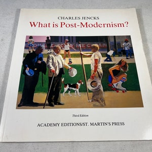 What is Post-Modernism? by Charles Jencks  | Vintage Softcover Art History Architecture Book | 3rd Edition Revised & Enlarged 1989