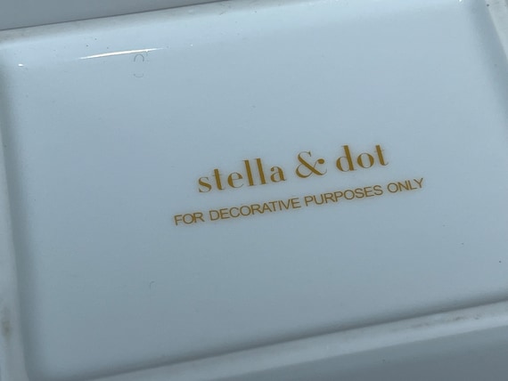Stella & Dot Rectangular Porcelain Jewelry/Vanity… - image 10