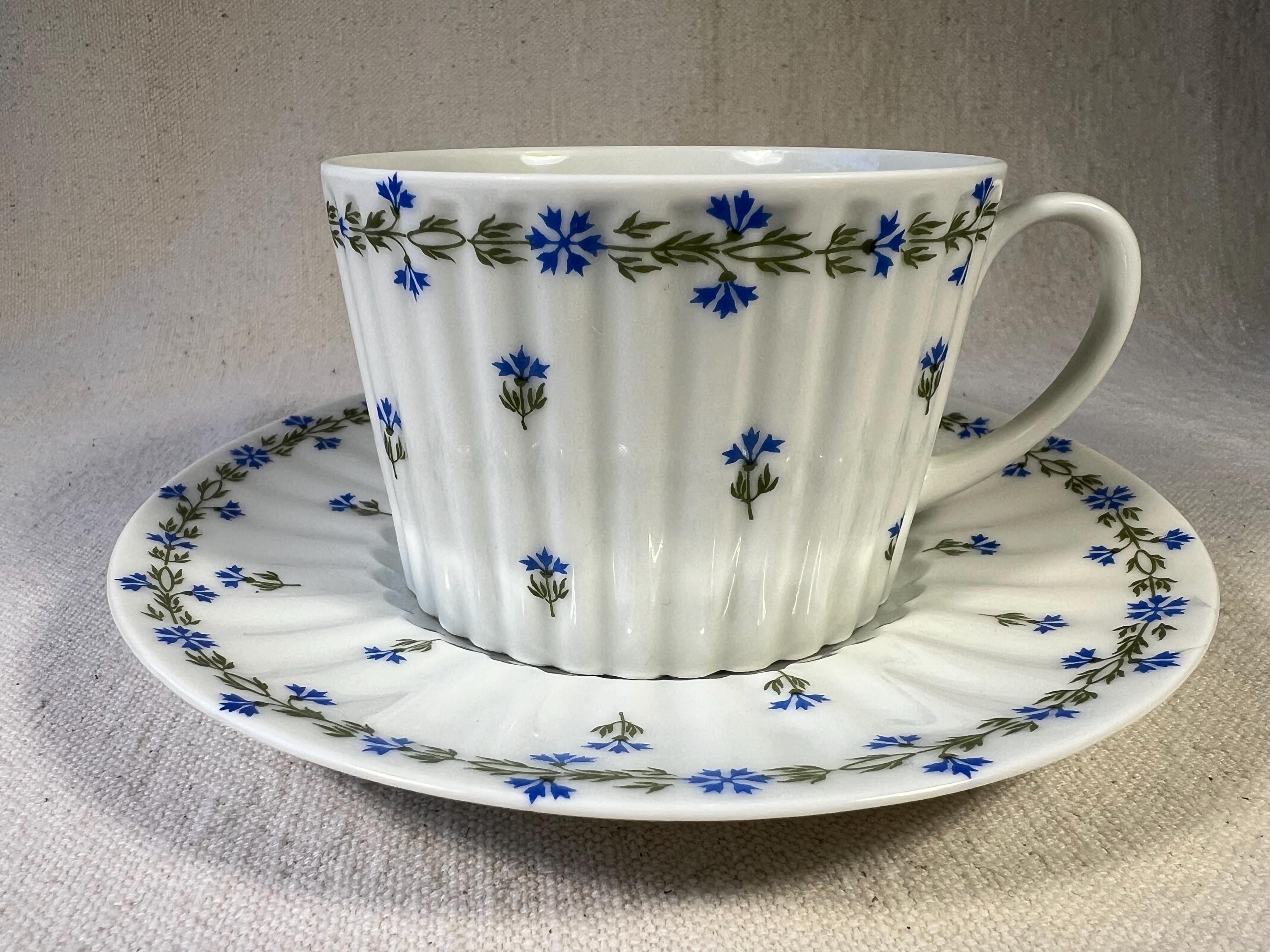 Limoges Blue Tea Set - Etsy