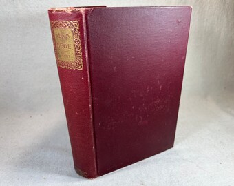 Adam Bede by George Eliot | National Book Company, New York 1890s | Gold on Red Antique Book English Fiction Novel Literature