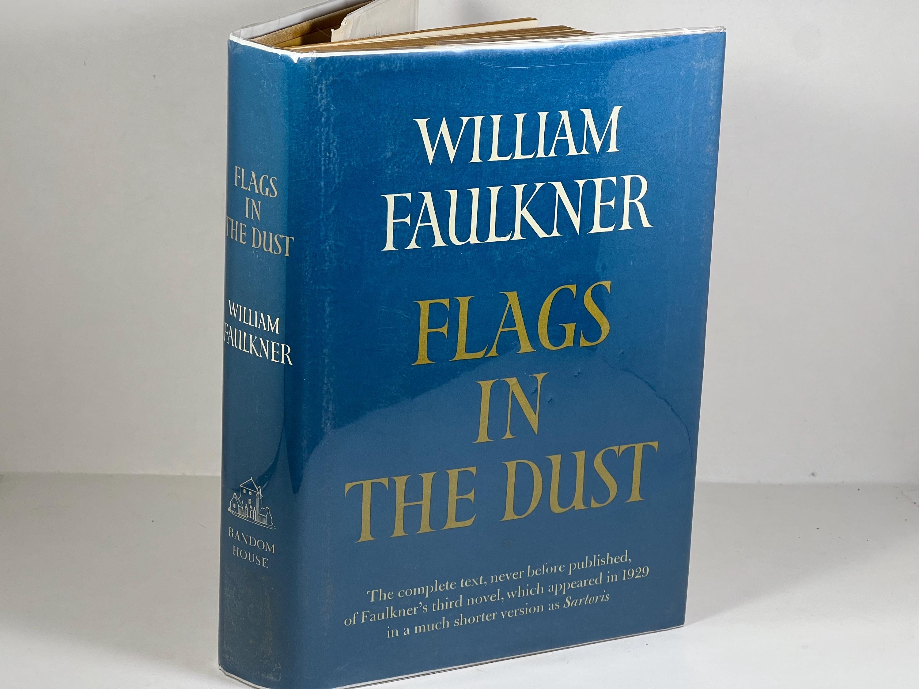 Flags in the Dust by William Faulkner | Vintage Hardcover Novel